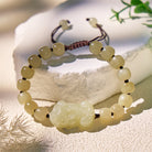 FuAttract Hetian Jade Pixiu Couple Bracelet for Protection, Luck & Prosperity - Women - image 0
