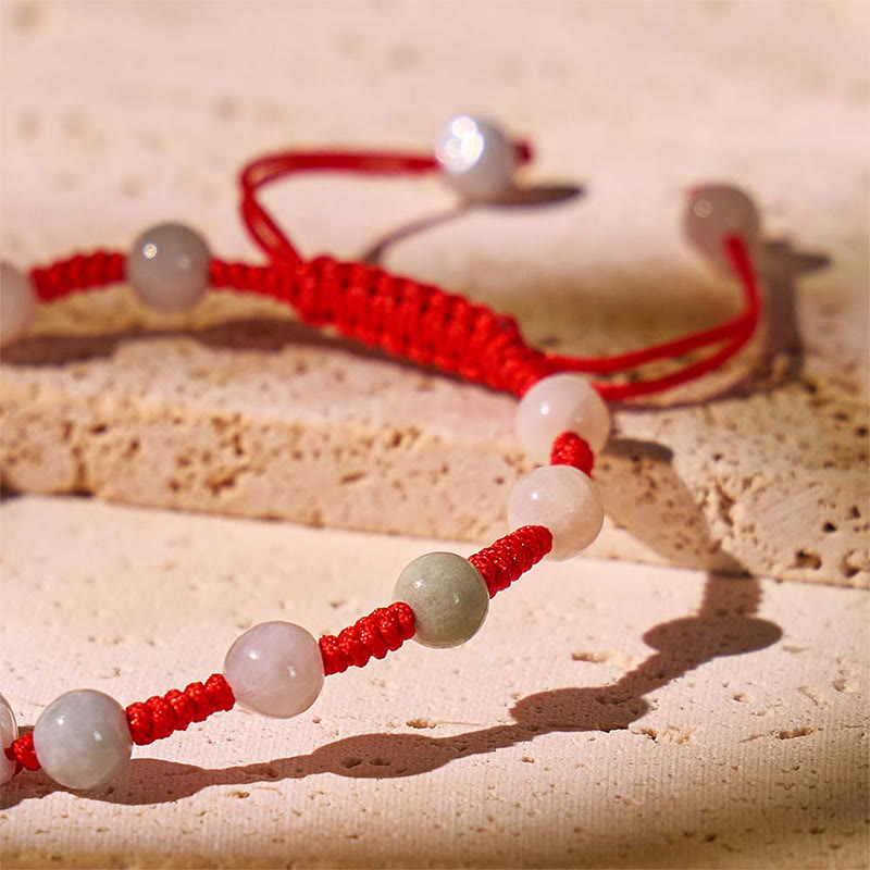 FuAttract Prosperity & Protection – Jadeite Pixiu Red String Bracelet - image 4