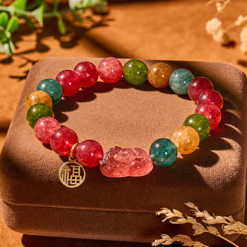 FuAttract Prosperity Flow – Pixiu Charm Tourmaline Protection Bracelet - image 4