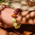 FuAttract Grounded Glow – 20mm Pixiu Carved Lightning-Struck Jujube Wood Luminous Bracelet - image 6