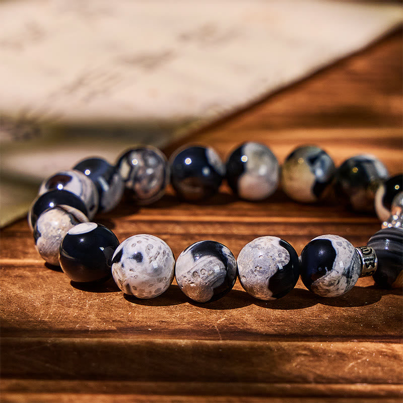 FuAttract Calm Focus – Orca Agate Pixiu Bracelet - image 4