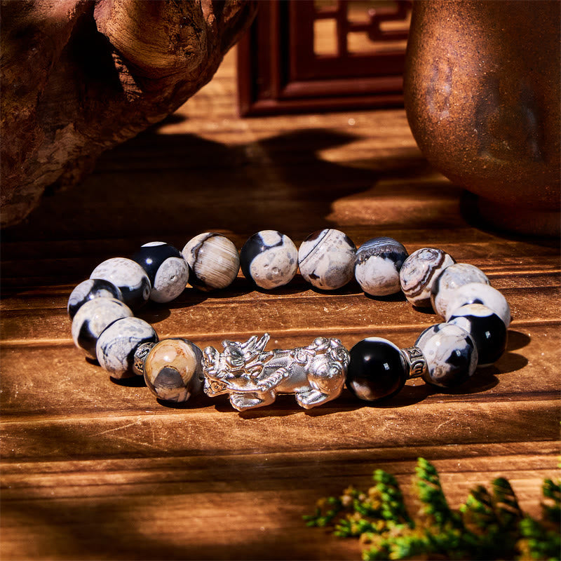 FuAttract Calm Focus – Orca Agate Pixiu Bracelet - image 2