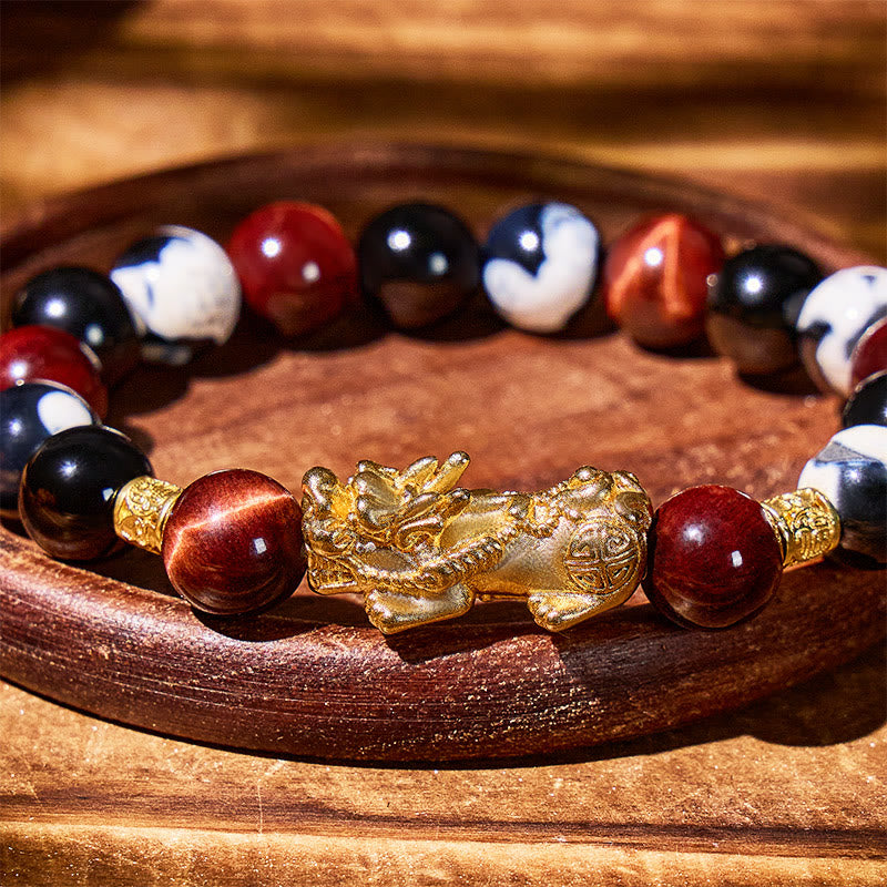 FuAttract Balanced Clarity – Orca Agate Energy Shielding Pixiu Bracelet - image 3