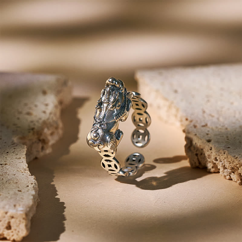 FuAttract Empower Attract Protect – Ritual Ring of Silver Balance - Silver - image 0