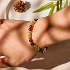 FuAttract Abundance & Protection Garnet Bracelet with Seven Pixiu Charms - image 3