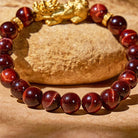 FuAttract Focused Power Protection – Red Tiger's Eye Pixiu Bracelet - image 4