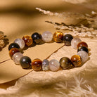 FuAttract Clarity Confidence – Golden Obsidian, Tiger's Eye & Moonstone Pixiu Bracelet  - image 2