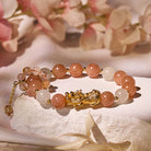 FuAttract Joy Prosperity – Sunstone & Clear Quartz Bracelet with Pixiu & Citrine Pyramid Accents - image 2
