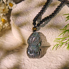 FuAttract Empowered Calm – Adjustable Rainbow Obsidian Pixiu Necklace - image 3