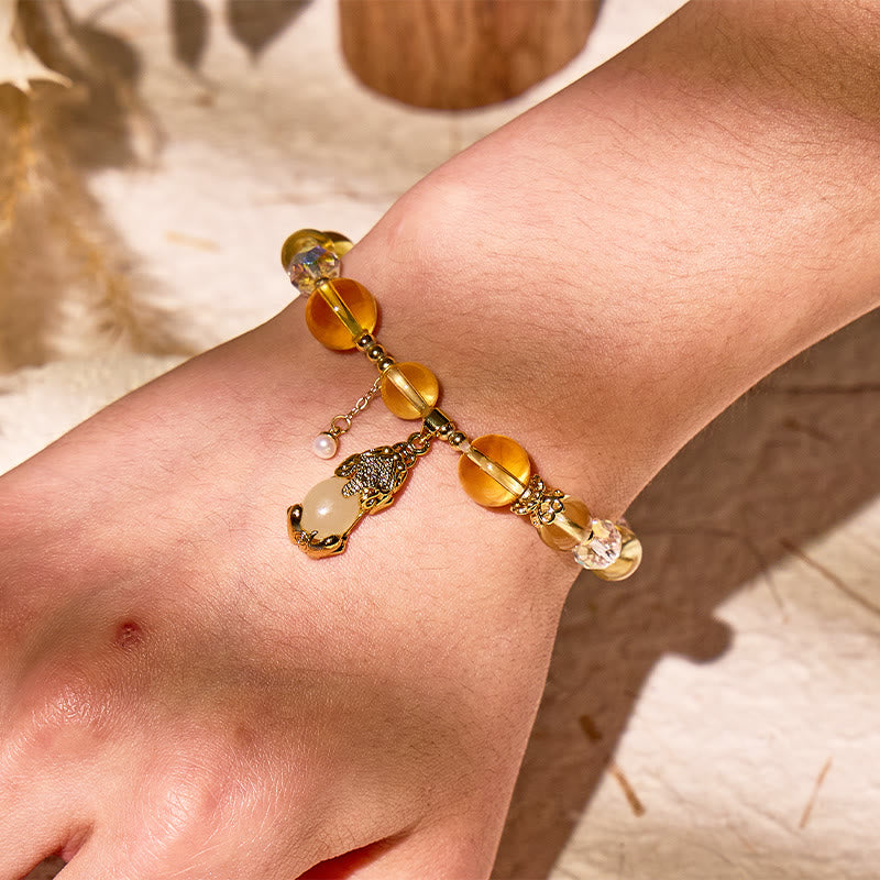 FuAttract Wealth & Fortune Bracelet – Citrine Energy with Hetian Jade Pixiu - image 4