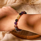 FuAttract Spiritual Strength Bracelet | 999 Sterling Silver Pixiu with Amethyst, Black Onyx & Pietersite - image 3