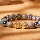 FuAttract Fortune & Wellness Bracelet – Pixiu + Terahertz Map Stone Combo - image 5