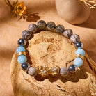 FuAttract Fortune & Wellness Bracelet – Pixiu + Terahertz Map Stone Combo - image 3