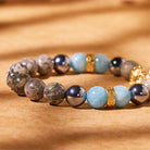 FuAttract Fortune & Wellness Bracelet – Pixiu + Terahertz Map Stone Combo - image 4