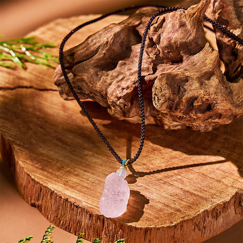 FuAttract Manifest Love & Fortune – Rose Quartz Bracelet with Pixiu - image 2