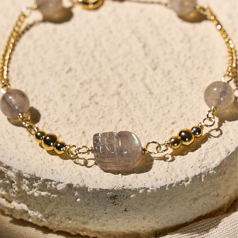 FuAttract Labradorite Bracelet with Pixiu for Intuition, Healing & Abundance - image 4