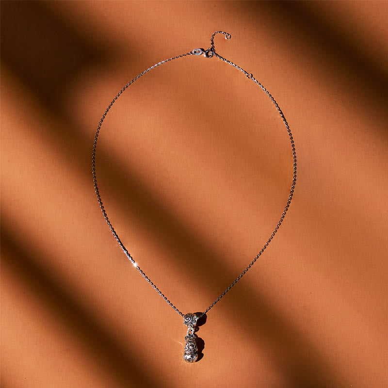 FuAttract Luck Flow Harmony — Sterling Silver Pixiu with Wealth Coin Necklace - image 2