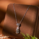 FuAttract Luck Flow Harmony — Sterling Silver Pixiu with Wealth Coin Necklace - Small Pixiu - image 0