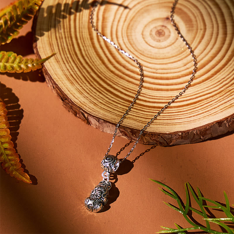 FuAttract Luck Flow Harmony — Sterling Silver Pixiu with Wealth Coin Necklace - image 4