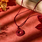 FuAttract Scarlet Talisman - Purple Gold Sand Double Pixiu Pendant Necklace - image 2