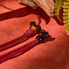 FuAttract Scarlet Talisman - Purple Gold Sand Double Pixiu Pendant Necklace - image 5