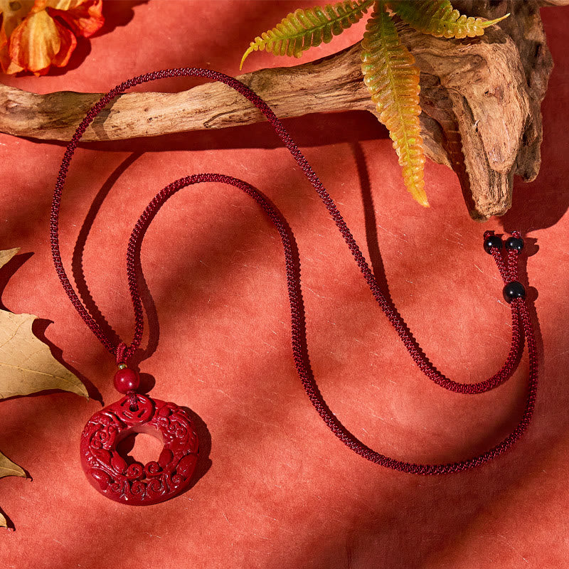 FuAttract Scarlet Talisman - Purple Gold Sand Double Pixiu Pendant Necklace - image 13