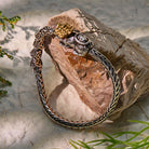 FuAttract Wealth Power Shield - Vintage Coin Pixiu Dragon Bone Sterling Silver Bracelet - image 3