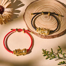 Fuattract Bound by Fortune - Pixiu Leather Cord in Red or Black - image 1