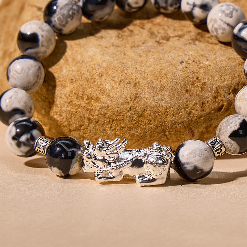 FuAttract Calm Focus – Orca Agate Pixiu Bracelet - image 3