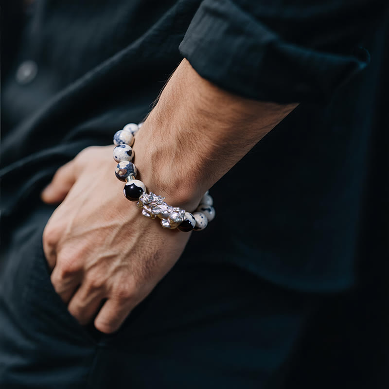 FuAttract Calm Focus – Orca Agate Pixiu Bracelet - image 5