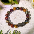 FuAttract Triforce Guardian- Tri-Color Tiger's Eye Power Pixiu Bracelet - image 2