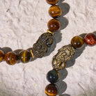 FuAttract Triforce Guardian- Tri-Color Tiger's Eye Power Pixiu Bracelet - image 5