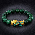 FuAttract Harmony of Fortune Bracelet –  Cyan Jade With FengShui Pixiu - image 1