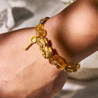 FuAttract Golden Prosperity – Golden Tower Quartz Lotus Pixiu Bracelet - image 7