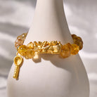 FuAttract Golden Prosperity – Golden Tower Quartz Lotus Pixiu Bracelet - image 4