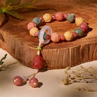 FuAttract Prosperity Harmony - Bodhi Lotus Beads with Yan Yuan Agate Pixiu Bracelet - image 2
