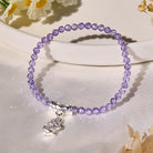 FuAttract Dazzling Fortune – Faceted Zircon Pixiu Tennis Bracelet - Purple - image 8