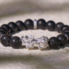 FuAttract Mystic Guardian – Black Onyx & Lava Rock Pixiu Bracelet with Evil Eye Charm - image 4