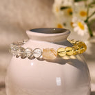 FuAttract Wealth & Abundance Citrine Green Phantom Rutilated Quartz Pixiu Bracelet - image 1