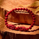 FuAttract Cinnabar Stone & Pixiu for Protection & Safety Bracelet - image 1