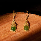 FuAttract Protection & Prosperity Pixiu Earrings – Hetian Jade & 925 Sterling Silver - image 1