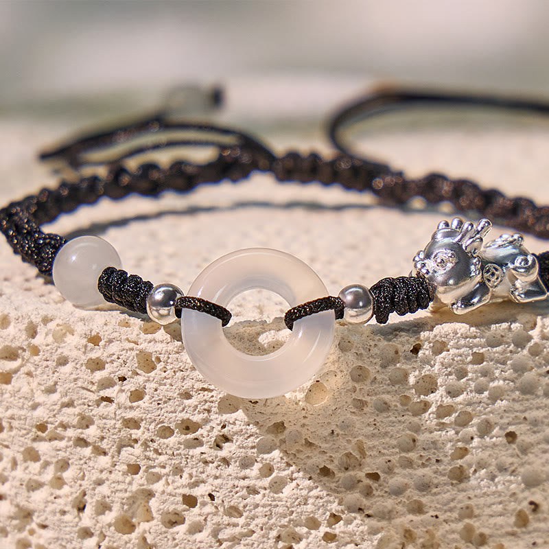 FuAttract Fortune & Protection Sterling Silver Bracelet with Pixiu Charm - image 4