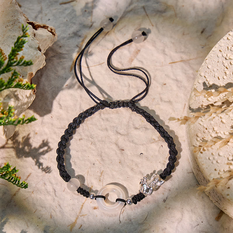 FuAttract Fortune & Protection Sterling Silver Bracelet with Pixiu Charm - image 2