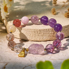 FuAttract Luck, Love & Wealth Crystal Bracelet - Pixiu Charm with Amethyst - image 2