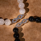 FuAttract Love Harmony Prosperity – Obsidian and White Jade Pixiu Couple Bracelets - image 4