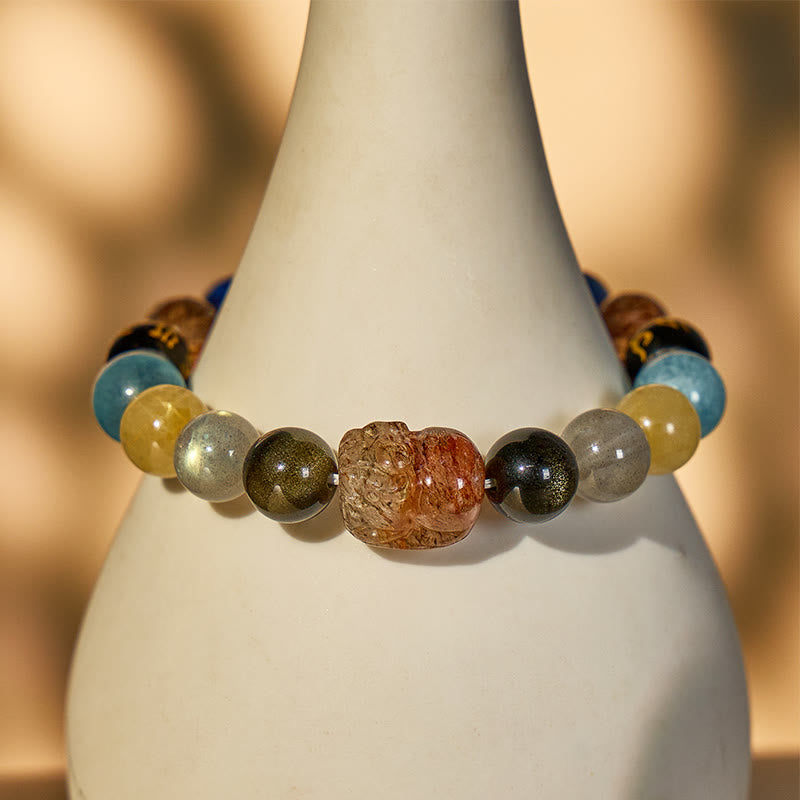 FuAttract Lucky Flow – Multi-Gem Pixiu Wealth Protection Bracelet - image 3