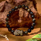 Fuattract Attract Fortune – Gold Obsidian Black Obsidian Pixiu Bracelet - image 2