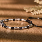 Fuattract Lucky Flow – 999 Silver Bamboo-Style Pixiu Bracelet - image 3