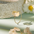 FuAttract Fortune Flow – Adjustable Sterling Silver Pixiu Ring with Rotating Coin Bead - Citrine - image 0