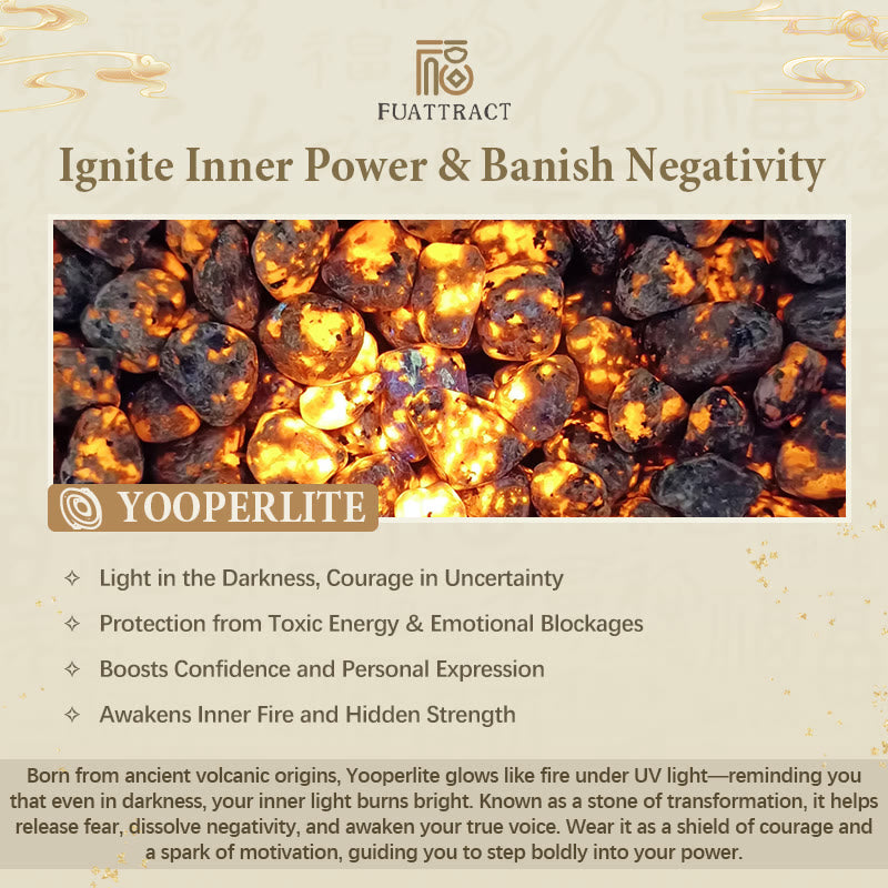 FuAttract Glowing Yooperlite Bracelet with Pixiu for Wealth, Protection, and Positive Energy - image 7